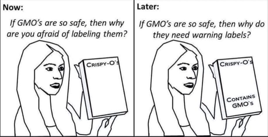 why not label gmos